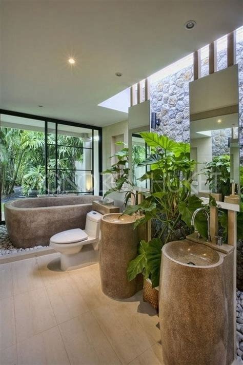 後花園 意思 浴室植物設計
